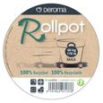 DEROMA - roll pot r support a roulettes pour pot de fleurs - 30cm-5