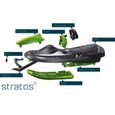 GIZMO RIDERS Luge volant Stratos - Enfant - Noir et vert-5