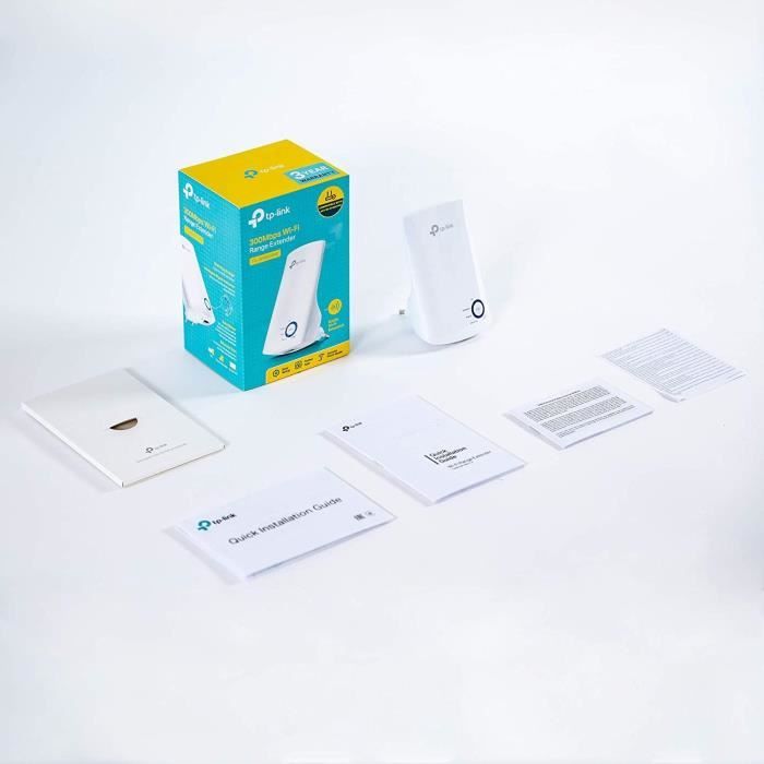 TP-Link TL-WA850RE Répéteur WiFi N300 - Amplificateur Signal WiFi Jusqu'à 90m²