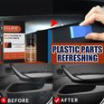 Agent de rénovation en plastique intérieur de tableau de bord de voiture enduit agent d'entretien de vitrage-0