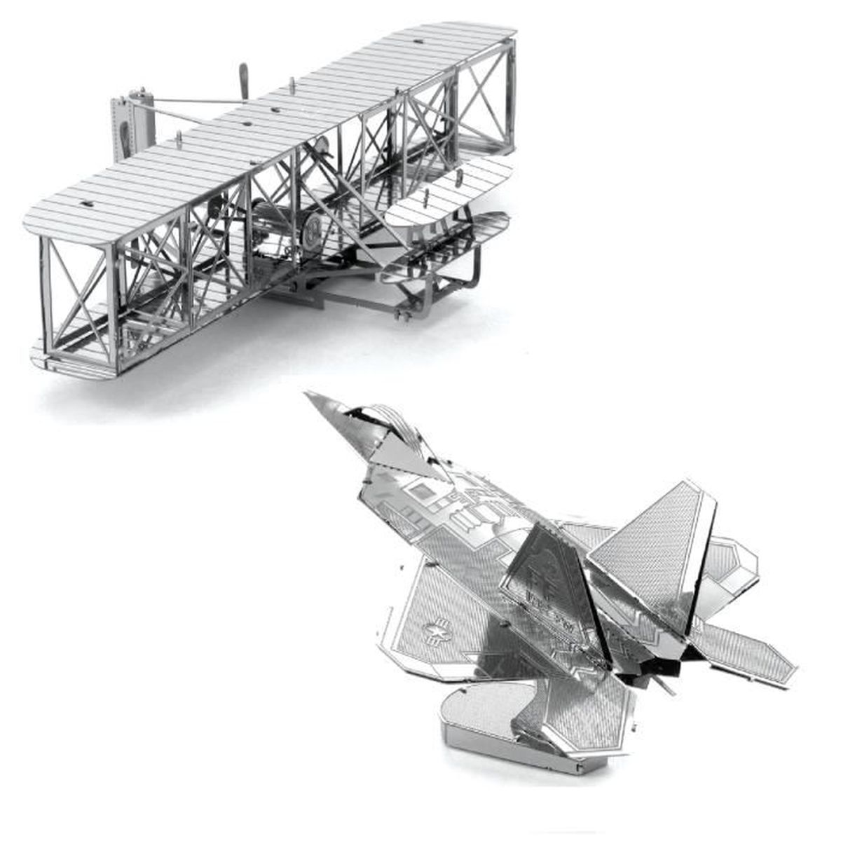 metal earth wright brothers airplane
