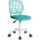 Homy Casa Chaise de bureau Chaise pour l'ordinateur portable Pivotante 360 degrés hauteur réglable ,Turquoise