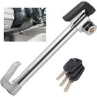 KEESIN Bloque Volant Haute Sécurité Canne Antivol Voiture Rétractable pour Antivol Camping Car avec 3 Clés