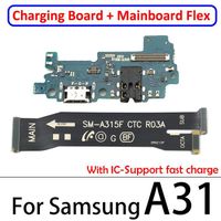 A31 - Carte connecteur de Port de charge USB + carte mère Flex pour Samsung