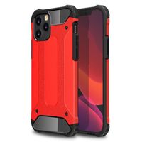 Coque iPhone 12 Pro, Rouge Armor Robuste Silicone Souple Élégante Durable Ultra-mince Légère Anti-Rayure