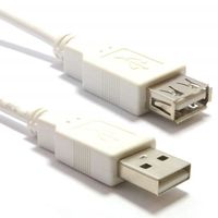 INECK® Câble d’extension USB, 2m Câble rallonge de USB 2.0 - A-Mâle vers A-Femelle