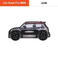 Décoration véhicule,Crochets de conception de modèle de voiture, rangement auto-adhésif de tableau de bord pour MINI - JCW[B748684]