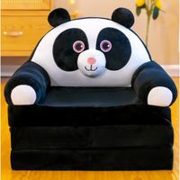 Kalavika Fauteuil Enfant Coussin Chaise Bébé Décoration Chambre Canapé Enfant Apprenez à Asseoir, Panda