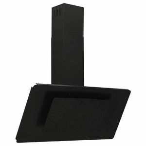 Hotte îlot KKT KOLBE FLAT-INSEL-6 90cm Inox Noir Connectée WiFi - Neuve