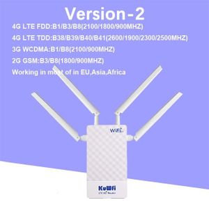 MODEM - ROUTEUR Version blanche-2 - Routeur WiFi 4G, 150Mbps, exté