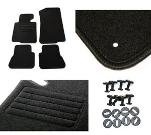 SAKURA Tapis de Voiture pour BMW S/érie 3/ Coup/é pour 2/ Portes mod/èles 1998/ /à 2005/ E46/ -/ Noir