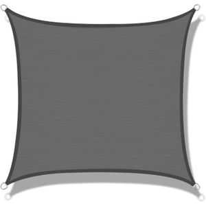 VOILE D'OMBRAGE Voile d'ombrage (HDPE) Rectangulaire 3 x 3m Anthra