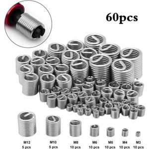 GoolRC 30 pièces kit d'insertion de réparation de Filetage métrique M3 M4 M7 M9 M11 Car Pro Coil Tool M3 0.5 