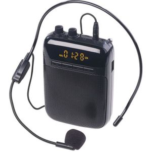 Amplificateur voix portable avec microphone micro casque Rechargeable shidu  amplificateur de voix PA Système puissant pour enseignants,guide  touristique,entraîneurs, présentateurs : : Instruments de musique  et Sono