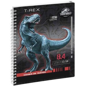 CAHIER DE TEXTE Cahier de textes Jurassic World T-rex