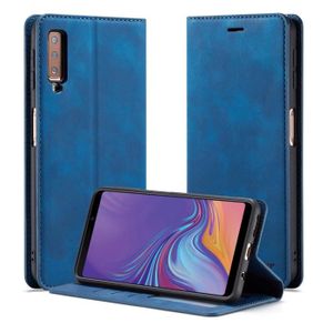 Saceebe Compatible avec Samsung Galaxy A7 2018 Coque Cuir /Étui Wallet Flip Portefeuille Housse Mandala Fleur Coque de Protection avec Stand Support Magn/étique Pochette Porte-Cartes Coque,Violet