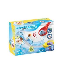 FIGURINE - PERSONNAGE Playmobil - Toboggan aquatique avec animaux marins