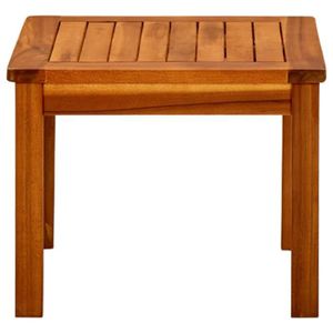 TABLE BASSE JARDIN  Table basse de jardin 45x45x36 cm Bois solide d'acacia - Qqmora - DRG33925