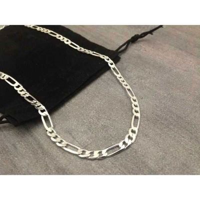 Chaîne maille gourmette or | Homme Acier inoxydable 4mm 55cm