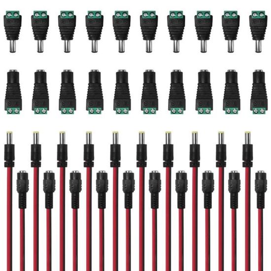 Connecteur De Câble C8 IEC 320 C8, AC250V, 2.5A, 2 Broches