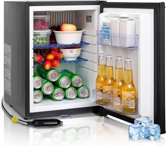 Mini Réfrigérateur 9L - Pour Voyage, Maison, Voiture - Blanc - Neuf