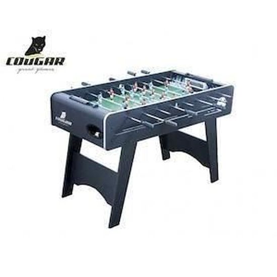 Table de Babyfoot Arena TS, 4 balles & comptoir de points - Noire Table de Babyfoot Arena TS, 4 balles & comptoir de points - Noire