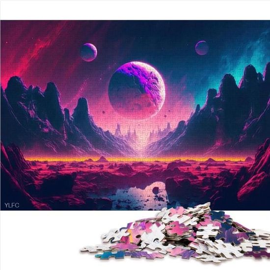 LOTMOFUN Classeur De Rangement Puzzle 1000 Pièces – 25 Pochettes Géantes, Portable Et Anti-Poussière, Idéal Pour Protéger Et Transporter Vos Œuvres !