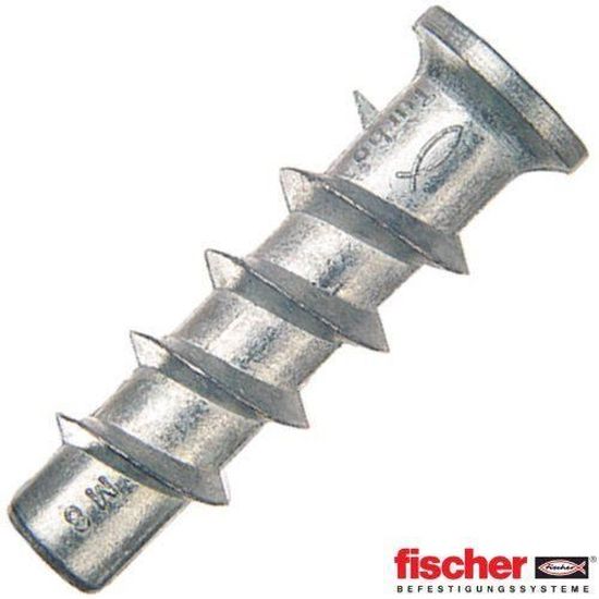 fischer 78417 - Ancrage Turbo pour béton cellulaire FTP M 10 en métal  (25pcs) FTP M 10