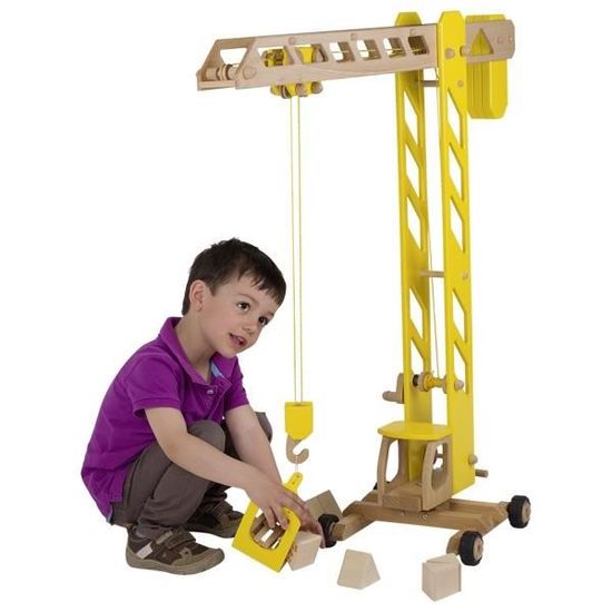 Grue jouet - Grue en bois, jouet bricolage enfant JANOD