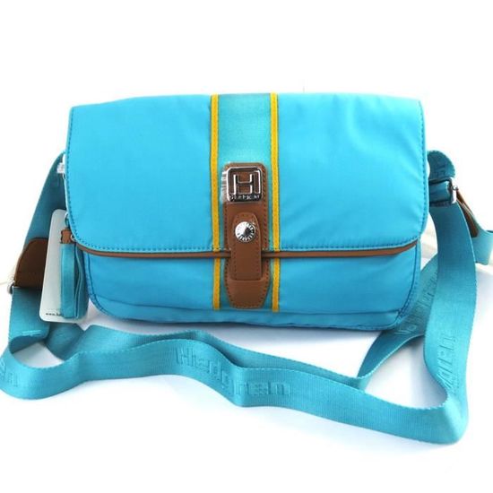 Sac Bandoulière Petit Format HEDGREN En Cuir - Gris - Occasion