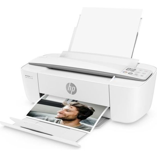 HP Imprimante tout-en-un jet d'encre couleur - DeskJet 3750 - Idéal pour la famille - éligible Instant Ink