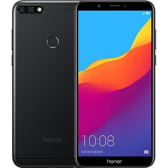 HONOR 7C, 15,2 cm (5.99"), 32 Go, 13 MP, Android, 8.0, Noir