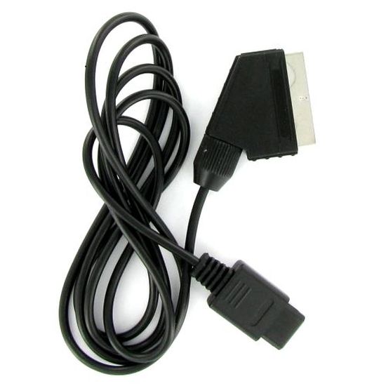 Cable RGB Peritel Audio Video pour Game Cube Cdiscount Jeux vidéo