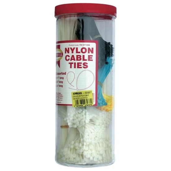 100 Attaches De Câbles Nylon Noir - 140 Mm X 3.6 Mm, Liens Serre-câbles, Pour Rangement Et Organisation - Neuf Sous Emballage