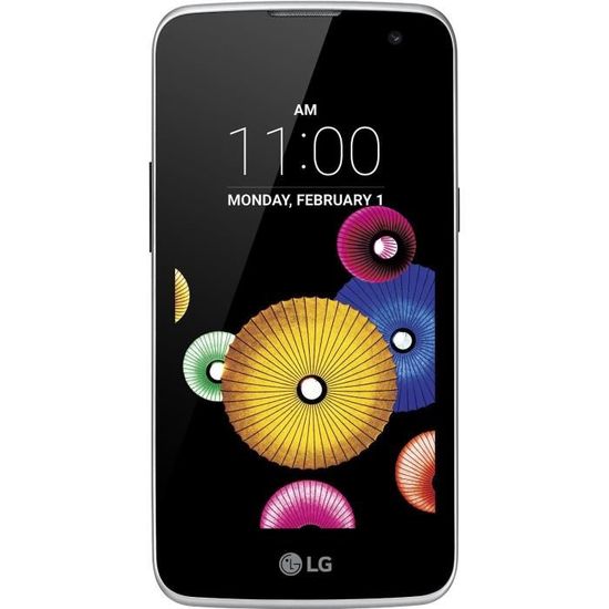 Smartphone LG K4 LTE K120E - Bleu - Écran 4,5" - Appareil photo 5 MP - Double SIM