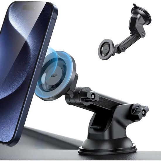 Support Trépied Ventouse Pour Mini Caméra - Fixation Tableau De Bord Ou Pare-brise Voiture, Rotation 360° - 10