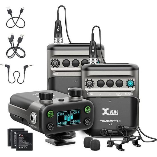 Lot De 2 Supports De Microphone Pour émetteurs Sennheiser G3/G4 - Pince Avec Adaptateur 5/8" à 3/8" - 2