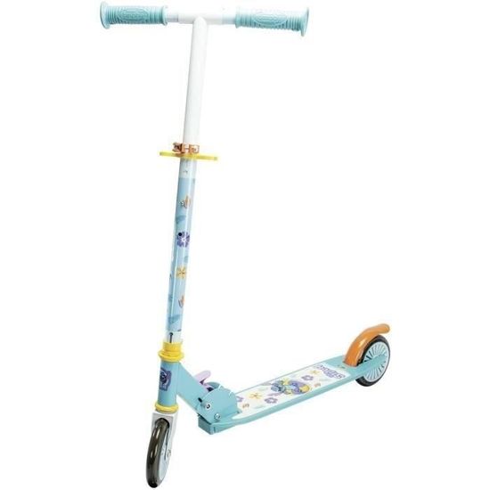 Disney Stitch Trottinette pour filles et garçons | Trottinette pliable à 2 roues pour enfants avec roues lumineuses L réglable en hauteur – À partir de 5 ans Disney Stitch Trottinette pour filles et garçons | Trottinette pliable à 2 roues pour enfants avec roues lumineuses L réglable en hauteur – À partir de 5 ans