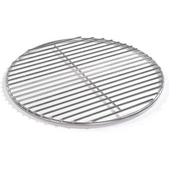 Grille Ronde En Acier Inoxydable 55 Cm Pour Barbecue Charbon, Gaz Ou Pivotant – Robuste Et Durable