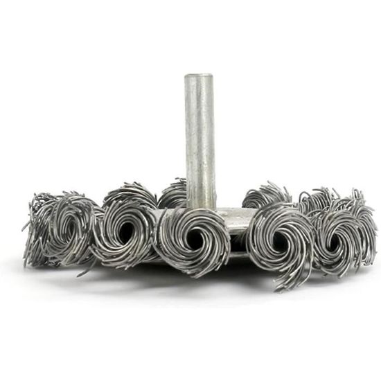 Lot De 3 Mini Brosses Métalliques En Acier Inoxydable Pour Nettoyage De La Rouille, Soudure, Revêtement De Scories