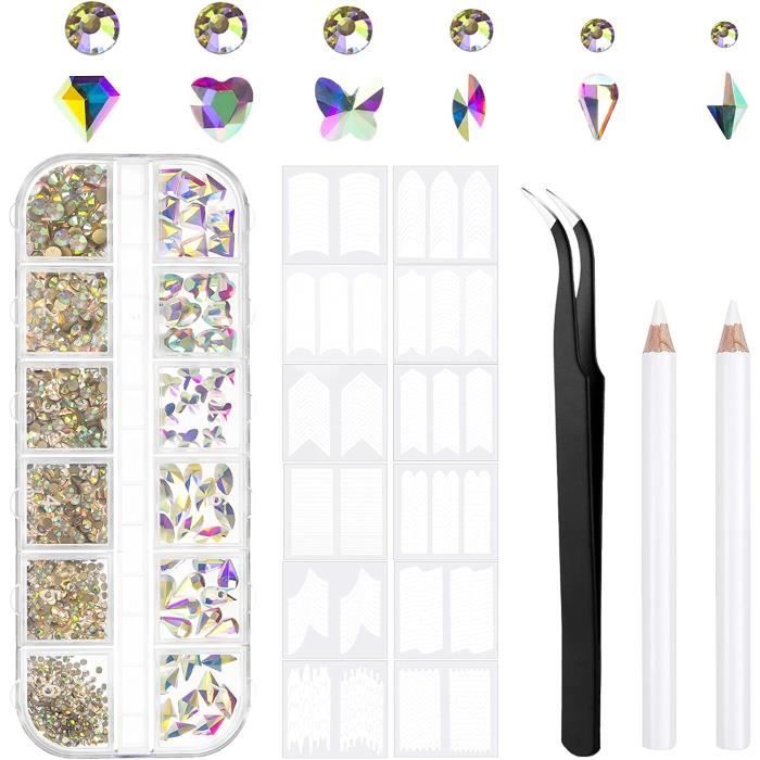 TIESOME – Lot De 3000 Strass à Dos Plat En Résine (4 Mm) – Pour Nail Art, Vêtements, Déco DIY – Rose Brillant - 9