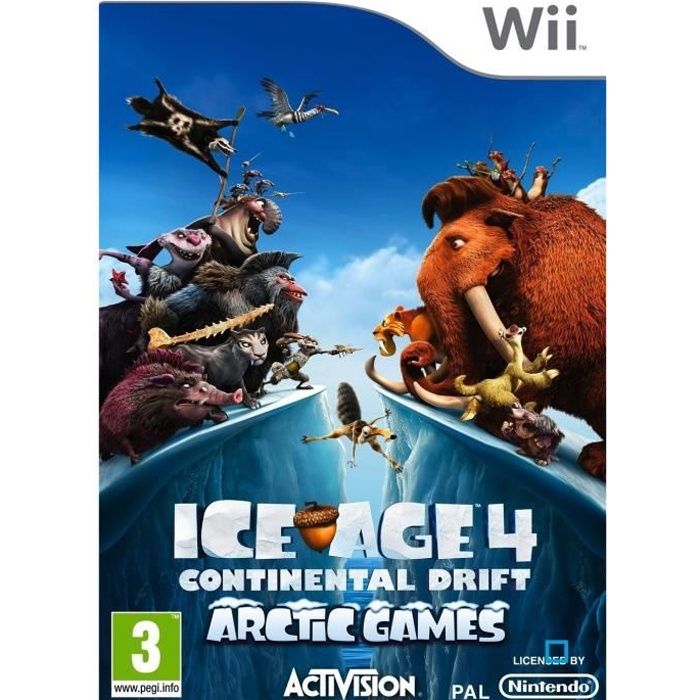 L'AGE DE GLACE 4: LA DERIVE DES CONTINENTS / Wii