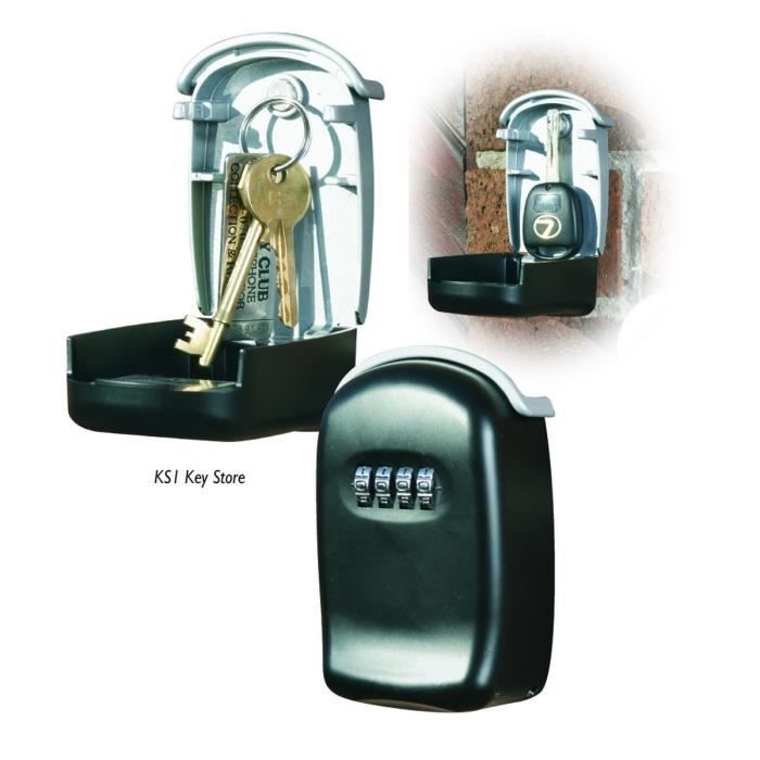 Coffre-fort de sécurité à code - Phoenix Safe - KS1 - Serrure électronique - Noir