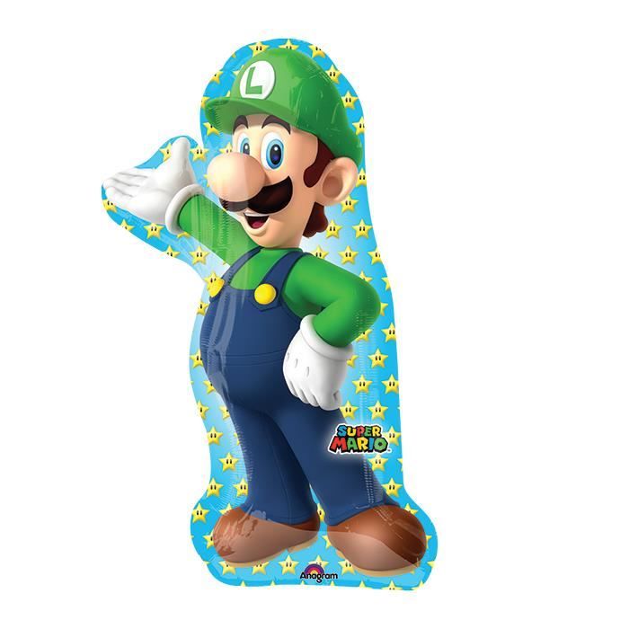 Ballon Alu LUIGGI 50 cm X 96 cm (Nintendo)