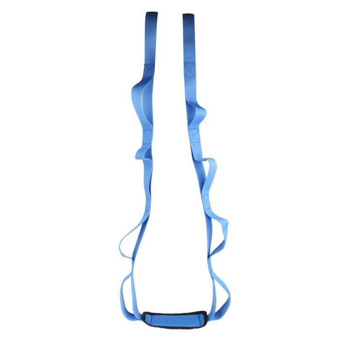 Multi-adhérence Yoga étirement Sangle Ceinture Jambe Arrière Pilates Exercice Fitness Ceinture