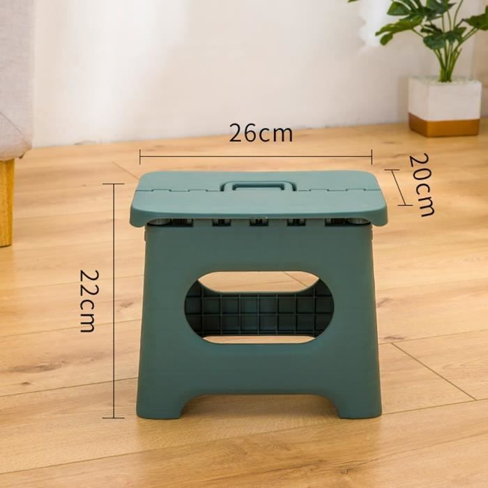 Salle de Bains en Plein Air Domestique Polyvalent Portable Pliable Tabouret Pliant Enfant Marine TA2503