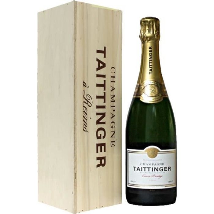 Taittinger - Champagne Jéroboam Cuvée Prestige 3L Sous Coffret Bois