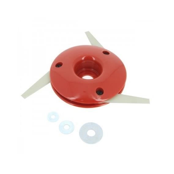 Tête débroussailleuse nylon escamotables 3 couteaux