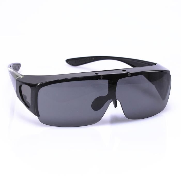 Surlunettes de soleil VITAEASY verres repliables - Modèle mixte - Teinte grise - Indice 2 (UV 400)