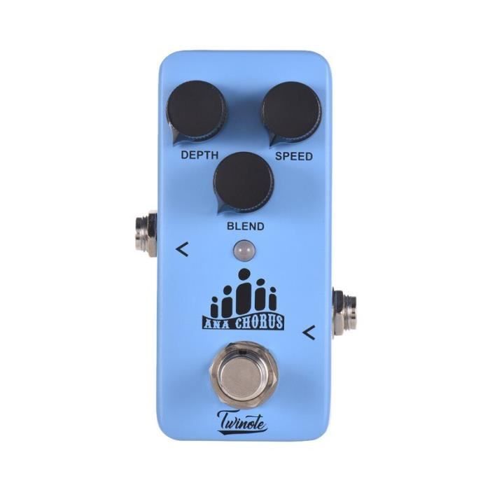 Guitare,Twinote guitare électrique pédale Overdrive Vintage distorsion haut Gain simulateur Chorus effets de - Type Ana Chorus